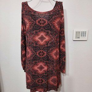 Billabong Boho Long Sleeve Dress